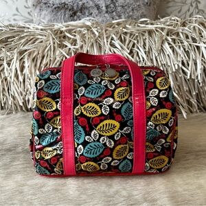 VERA BRADLEY Frills HAPPY SNAILS 2011 Insulated Lunch Bag Box 2 Handles Y2K 70’s